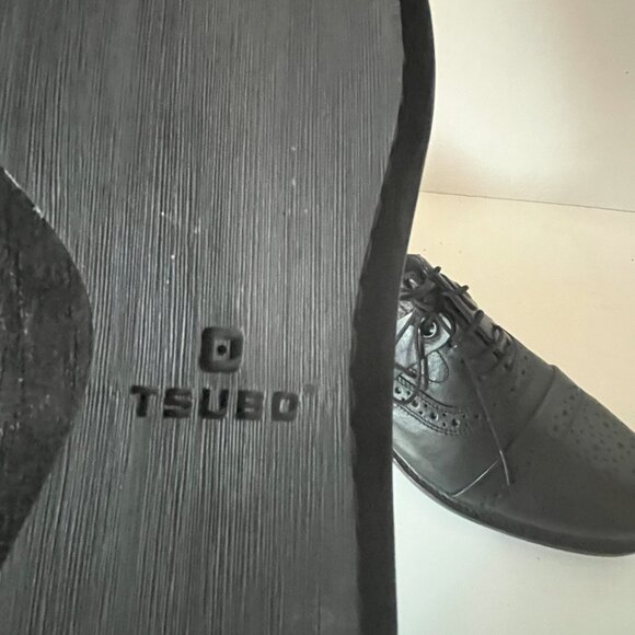 Tsubo Wexler II Men\'s Black Leather Dress Shoes – Size 9.5 US